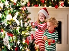 Noel Ağacı ve Çocuklar Yapbozu