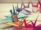 Origami Sanatı Kuğular Yapbozu